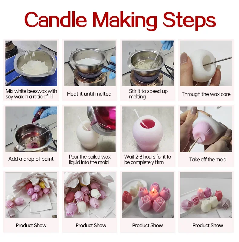 Description Picture 2 of itemCartoon Kitten Silicone Mold Handmade Aromatherapy Candle Plaster Ornament Mould DIY Cute Cat Crafts Making Molds