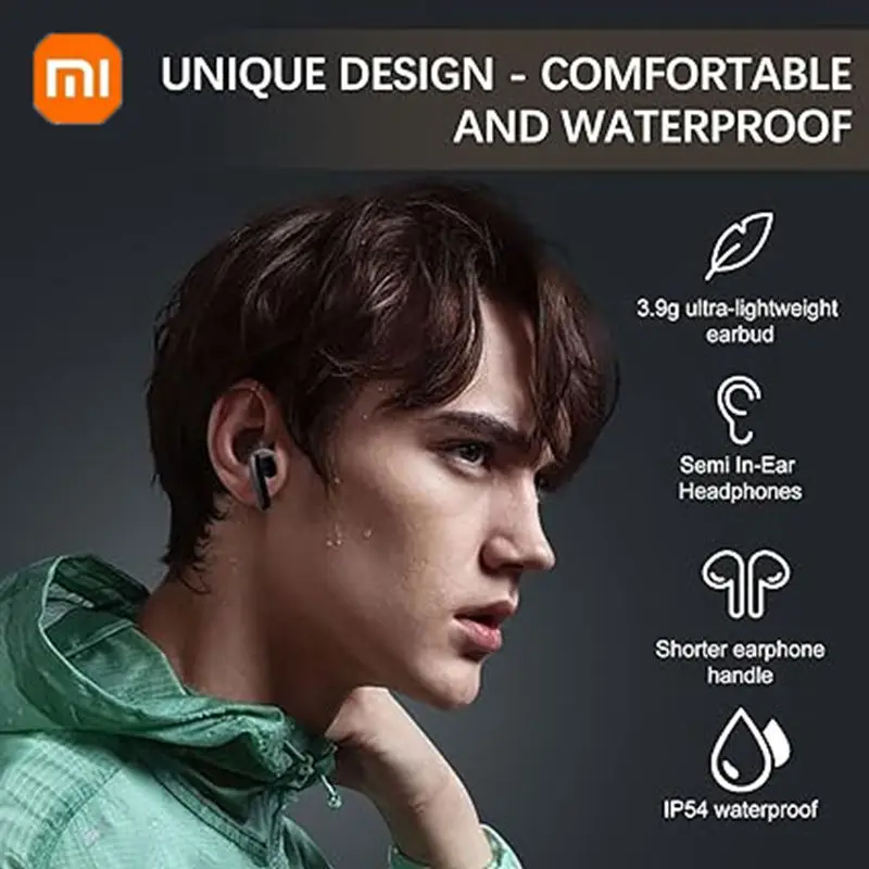 Xiaomi-auriculares inalámbricos Redmi Buds 4 Lite, cascos con Bluetooth 5,3, ip54, 20H de tiempo de reproducción