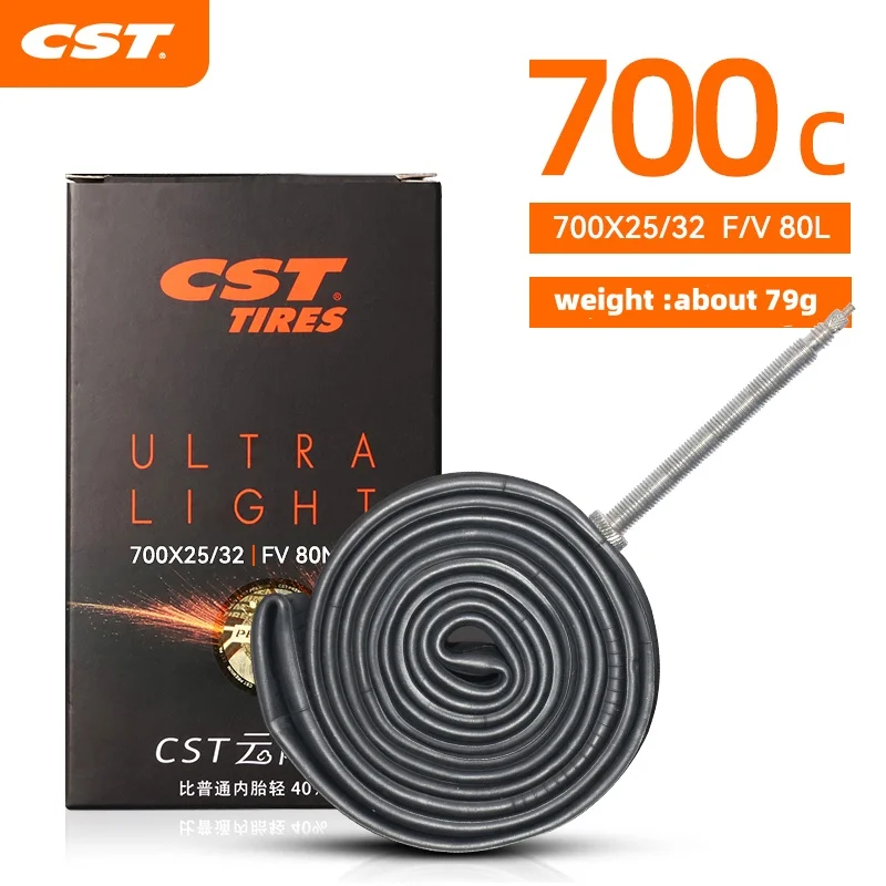 Ultraleichter Fahrradschlauch für Rennräder 700 X 18 23 25 28 30 32 Rennrad-Gummireifen 48MM 60MM 80MM Länge Presta-Ventil – Detail 12