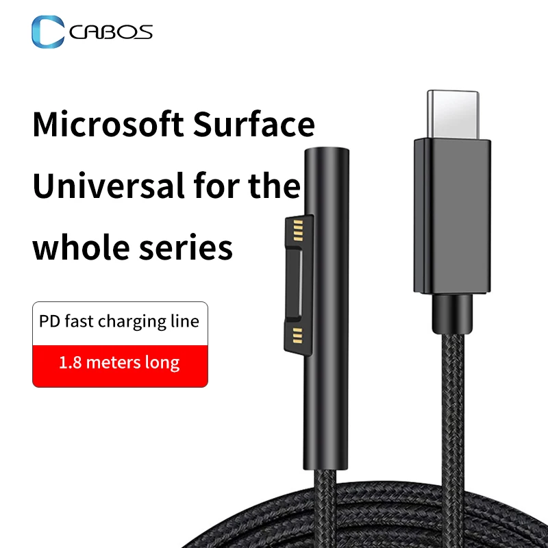 65W 15V 3A kabel Adapter ładowarka zasilająca USB C dla Microsoft Surface Pro X 8 7 6 5 4 3 typ C PD Tablet szybka wtyczka ładowania