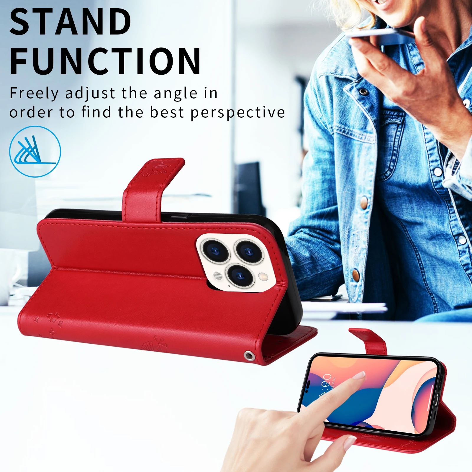 Versatile Magnetic Wallet Phone Case