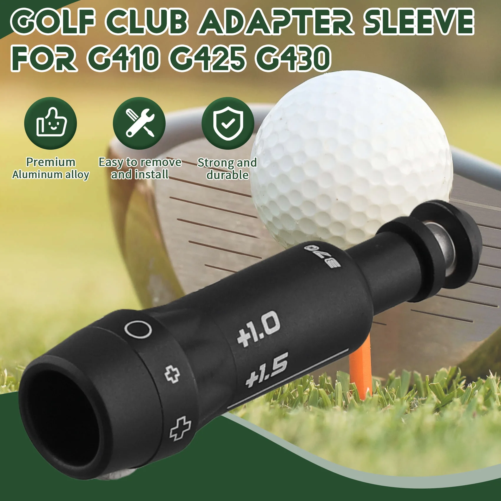 Golf Adapter Sleeve Replacement for G410 G425 G430 Driver and Fairway Woodz(0.370) 4