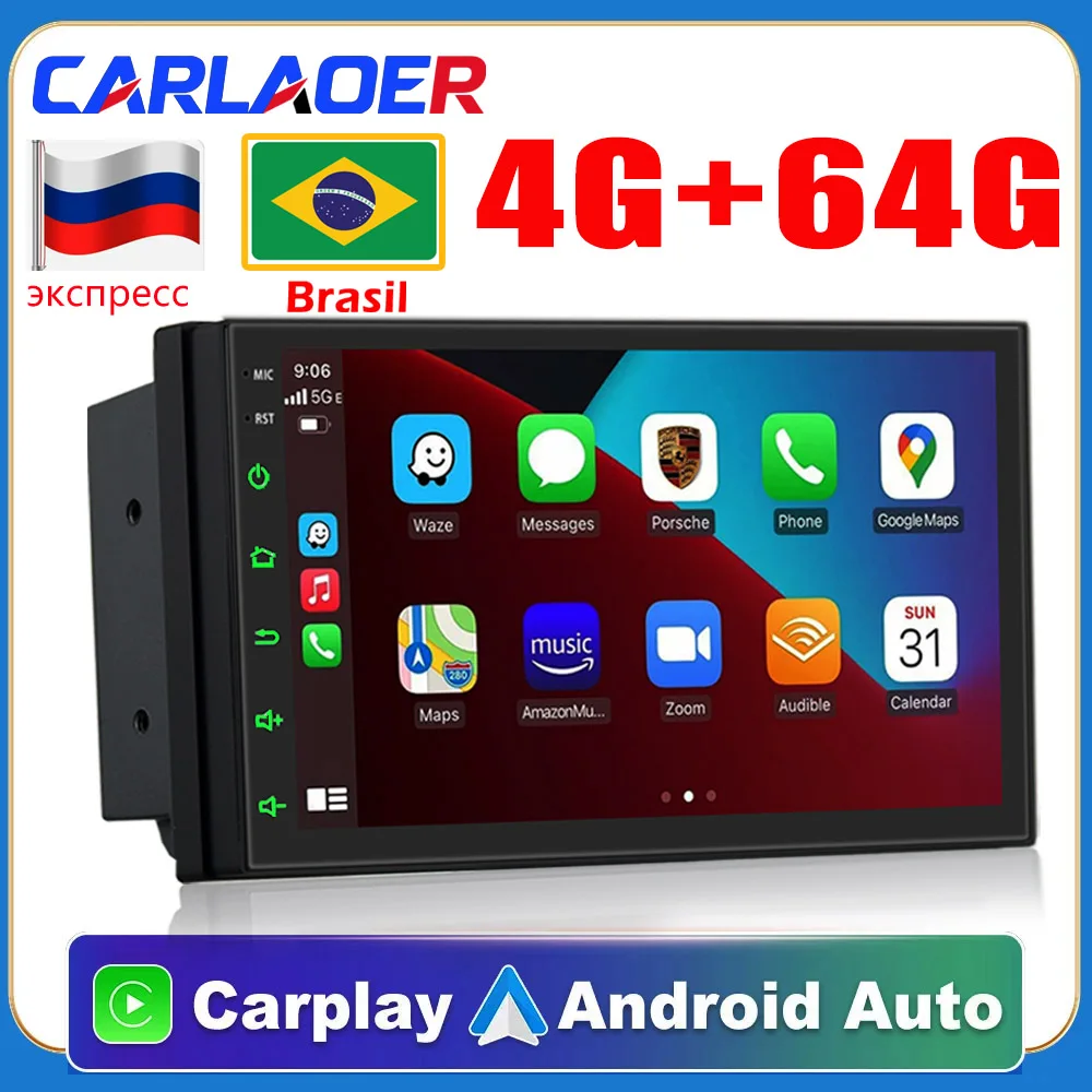 안드로이드 13 2 딘 자동차 라디오 멀티미디어 비디오 플레이어 범용 7 자동 Carplay 스테레오 GPS For Volkswagen Nissan Hyundai Kia Toyota