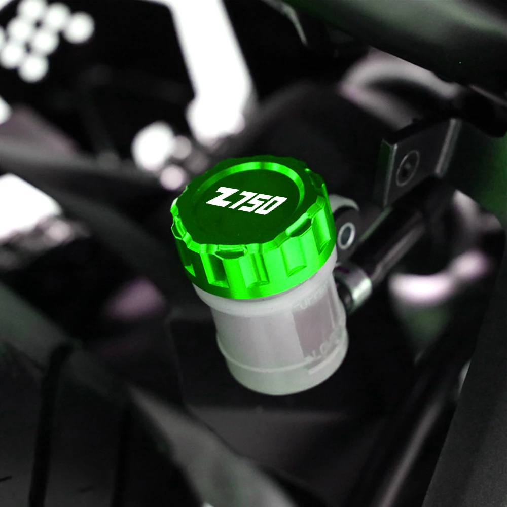 

For Kawasaki Z750 Z750S Z 750 2004-2011 2012 2013 2014 Motorcycle Aluminum Rear Brake Fluid Cylinder Master Reservoir Cover Cap