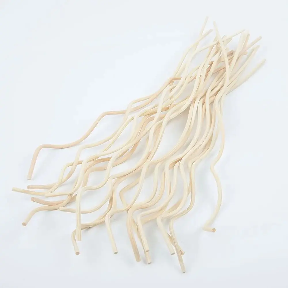 Long Wavy Diffuser Stick Reed Fragrance Home Fragrance Air Freshener Rattan Black Coffee 28CM Replacement Refill Sticks 20Pcs reed diffuser stick fragrance diffuser refill stick aroma diffuser sticks