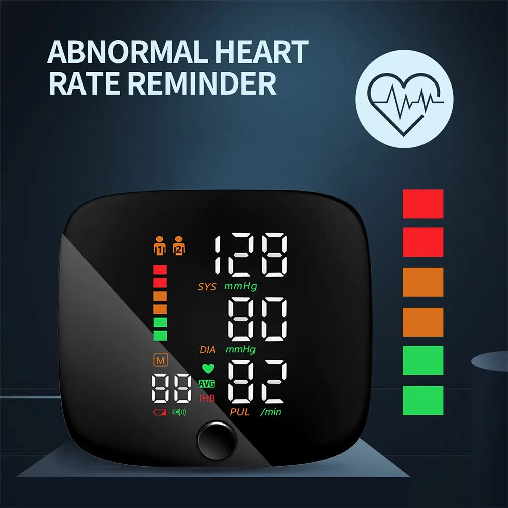 Blood Pressure Monitor HEM-7121 Household Sphygmomanometer Upper Arm Type Automatic Intelligent Measuring Larger Screen