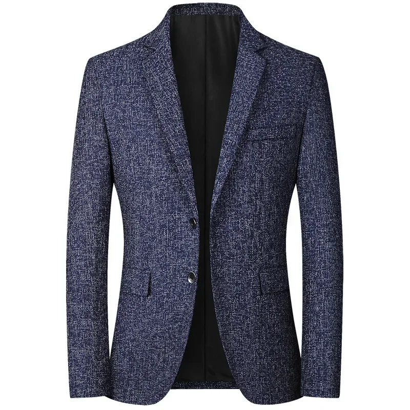 Casual Thin Men's Suit Jacket Hot Sale Of The Season Spring Lightweight Middle-Aged Single-Breasted Top Dad Casual Wear Comforta
