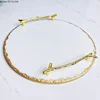 Luxury Marble Tray with Gold Handles and Trim, Vanity Tray for Jewelry Display, Serving Tray for Counter Dresser Nightstand Desk 3