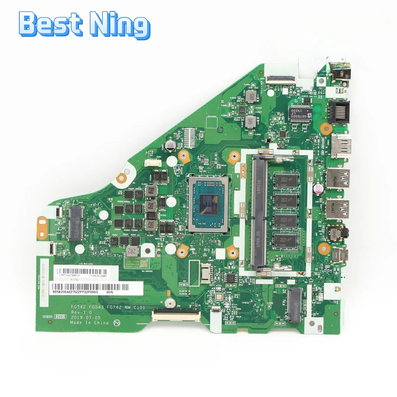 

For Lenovo Ideapad L340-17API Laptop Motherboard NM-C101 Mainboard with AMD R5-3500U CPU RAM 4G Tested Ok