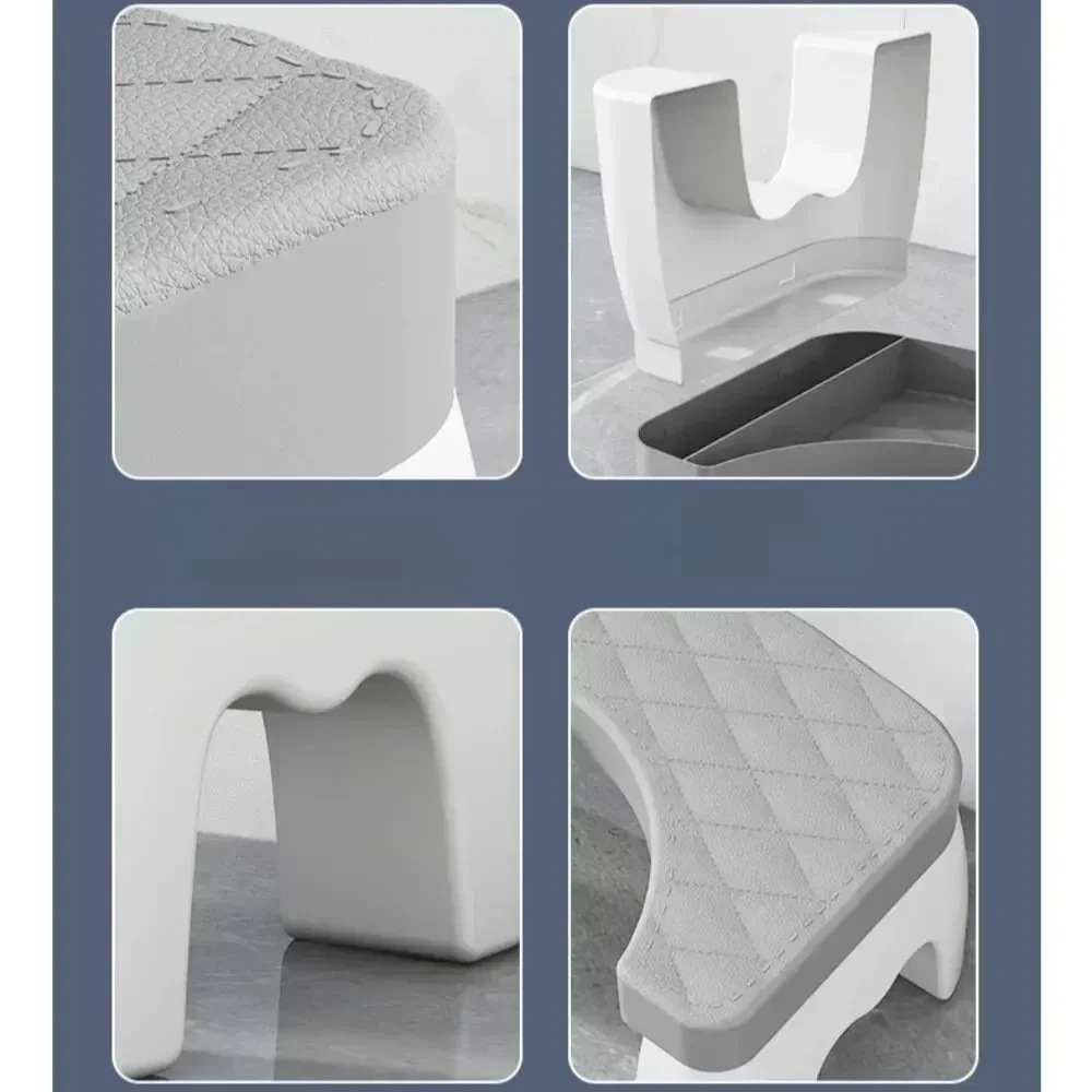 Toilet Seat Stool Anti Slip Removable