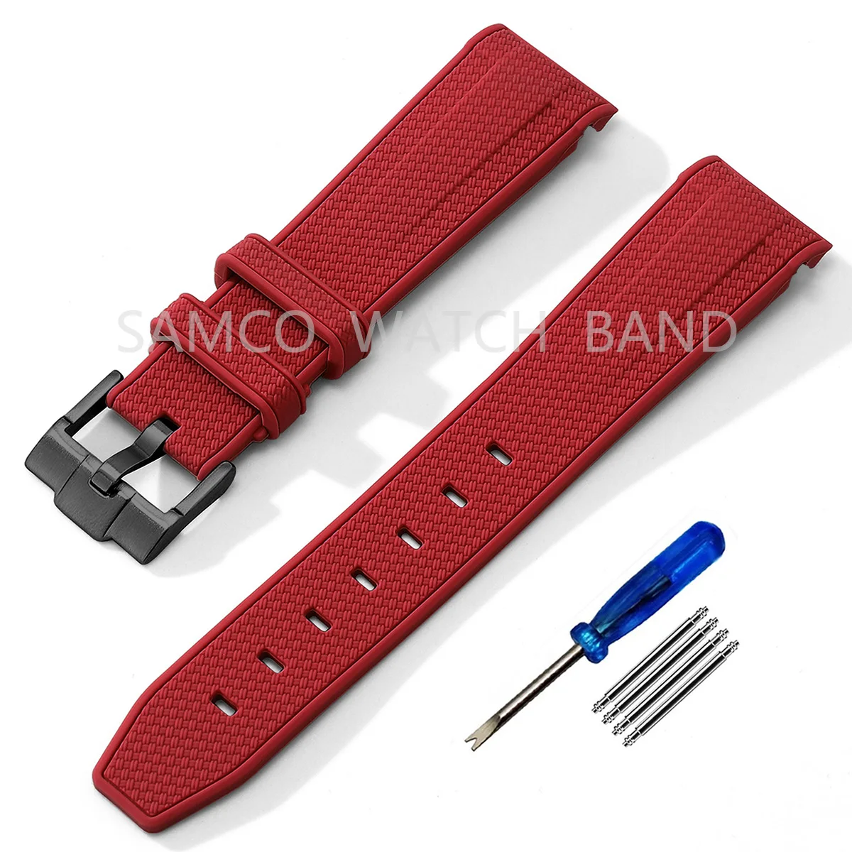 Premium Silicone Watch Strap - 20mm Rubber Replacement Band