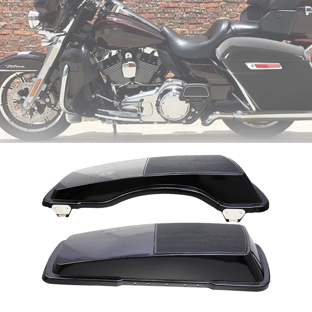 

Motorcycle 6"x9" Speaker Saddlebag Lids For Harley Touring Bagger Electra Street Glide Road King FLHX 1993-2013 1994 1995 1996