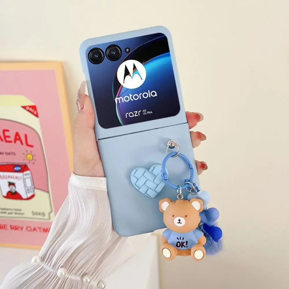 Sleek and Durable Shockproof Case with Keychain - Cute, Skin-Friendly Hard Back Cover
