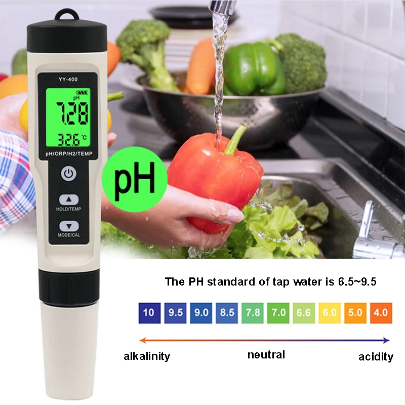  ̿   ׽Ʈ , YY-400 PH, ORP, H2, TE  ļ 跮, 4 in 1