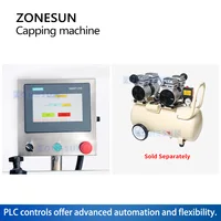 ZONESUN Automatic F-Style Bottle Capper | Screw Lid Container Packaging ZS-XG442F 6