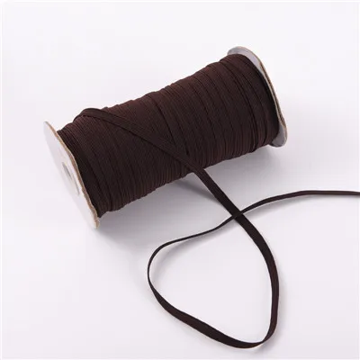 Colorful Flat Elastic Bands - High Stretch Spandex Ribbon for Sewing and Garment Accessories