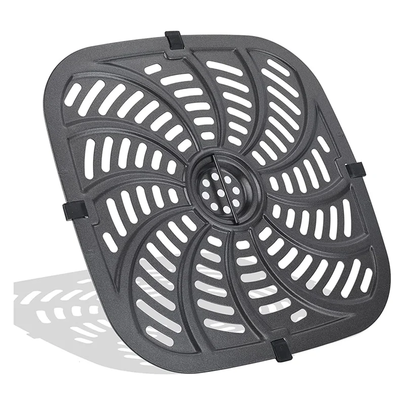 A99U Air Fryer Replacement Grill Pan, Air Fryer Accessories for Chefman RJ38-SQSS-8T-D, 8QT Nonstick Removable Grill Pan