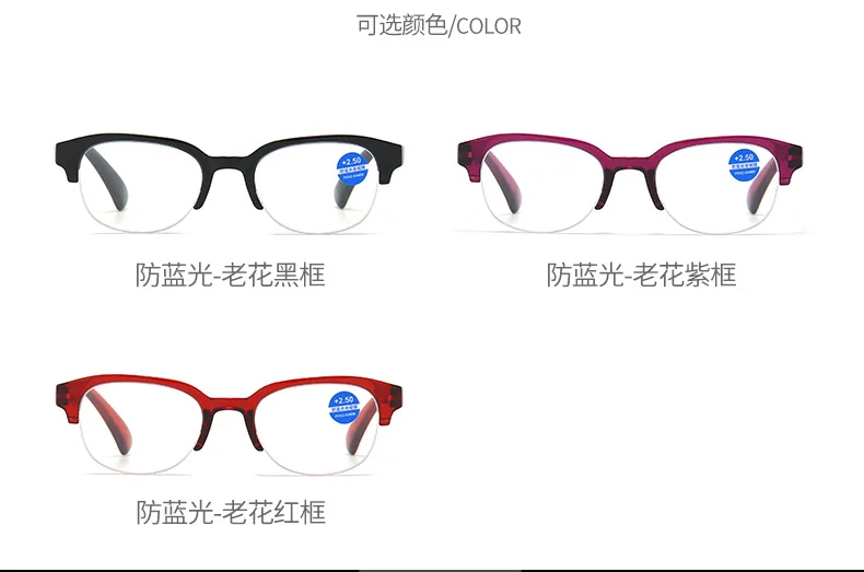 Platz Anti Blau Licht Presbyopie Brillen Lesebrille Männer Frauen Antifatigue Computer Brillen mit + 2,0 + 2,5 + 3,0 + 3,5 – Detail 5
