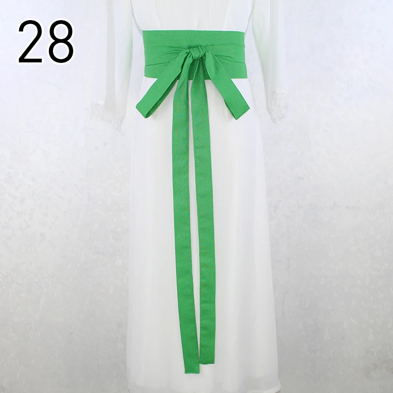Chinesischer traditioneller Hanfu-Gürtel, antiker Stil, Yukata-Kleid, Kimono, Obi-Gürtel, Baumwolle, Leinen, Korsett, elegante Hanfu-Schärpe, Krawattenriemen – Detail 33