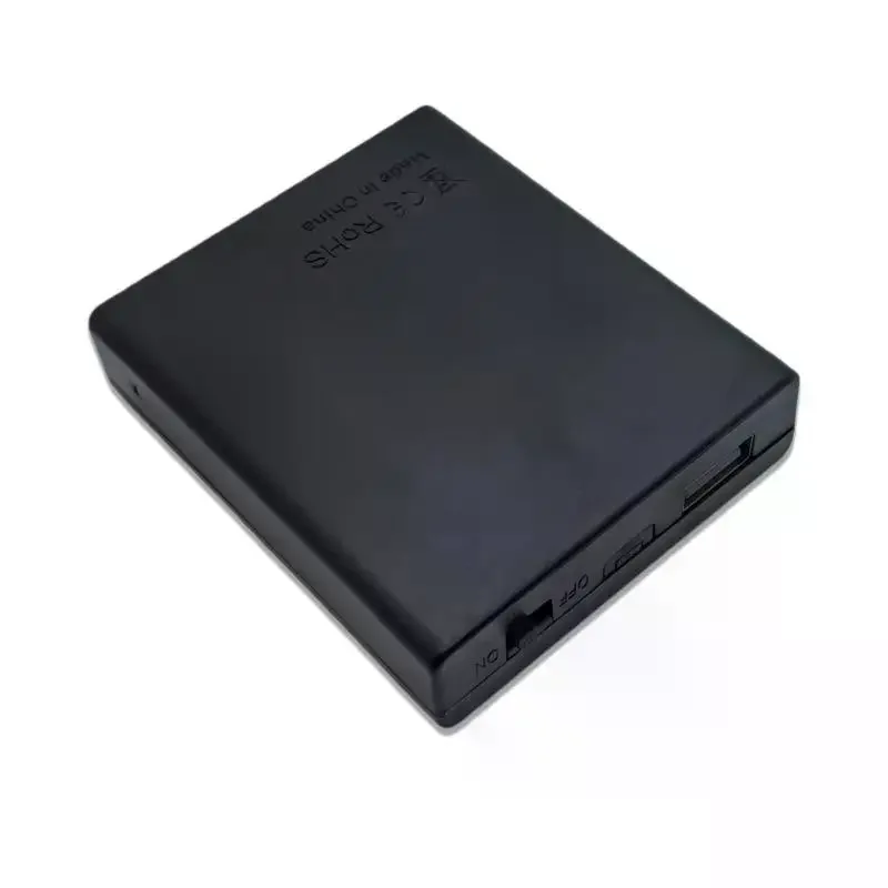 새로운 할인 상품 1개 4슬롯 AA 배터리 홀더 5번 배터리 케이스 전원 스위치 및 USB 소켓 포함 무등 AA 배터리 박스