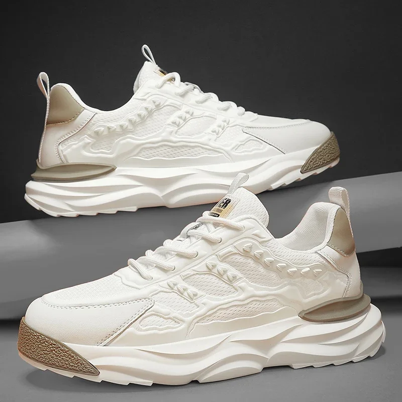 

Fashion Brand Designer Mesh Casual Shoes New Trend Men's Sports Shoes Versatile and Elevated Sneakers Lightweight Running Shoes