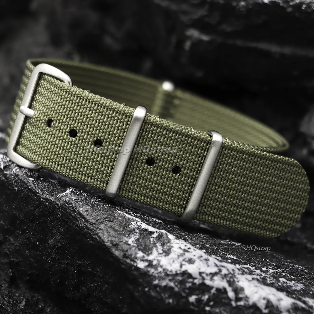 Braided Nylon Universal Sport Watch Strap - Versatile Military-Style Wrist Band Accessory