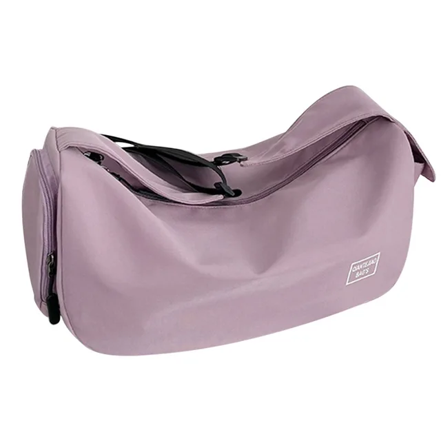 Solid color dry wet separation bags large capacity yoga sports chest bag multifunctional with pockets zipper