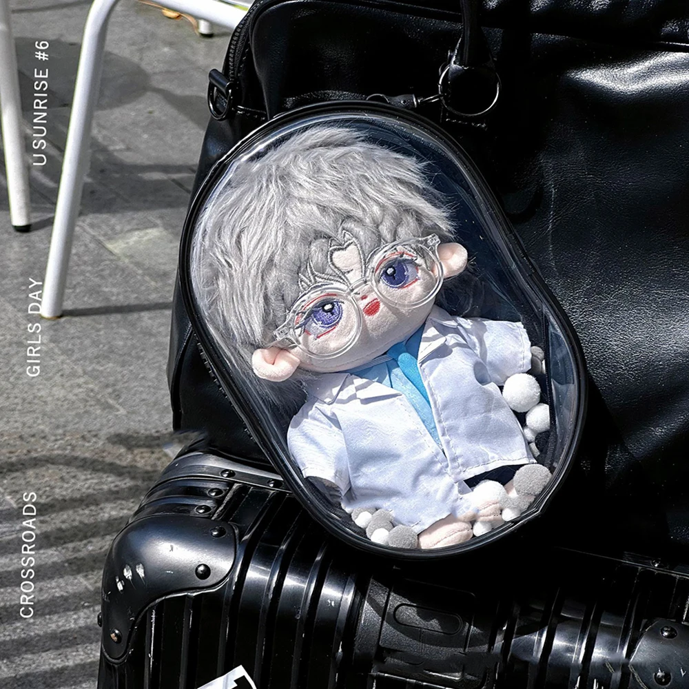 

Clear Doll Bag Doll Carry On Case Big Dustproof Transparent Mystery Pouch Anime Figure Garage Kit Thickened PVC Outdoor Bag