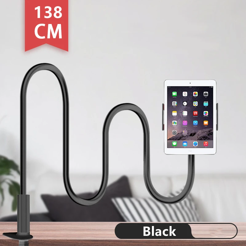 Universal Lazy Phone Stand Gooseneck Holder Flexible Desk Support Table Clip Bracket for Mobile Phones IPad Arm Stents Kickstand car mobile holder Holders & Stands