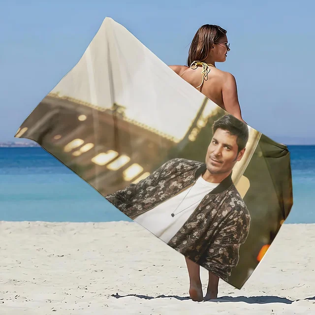 Chayanne Dance With Me Beach Towel Microfiber Sand Free Quick Dry Sandproof Pool Towels Gift for Women Travel Gym Shower Camping 3