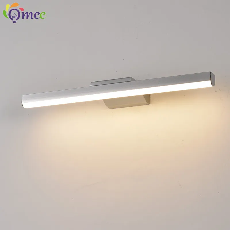 OMEE Newest Washroom Makeup Lights LED Mirror Light Bathroom Cabinet Lighting Make-up Wall Lamps Vanity Light IP44 8W Warm White