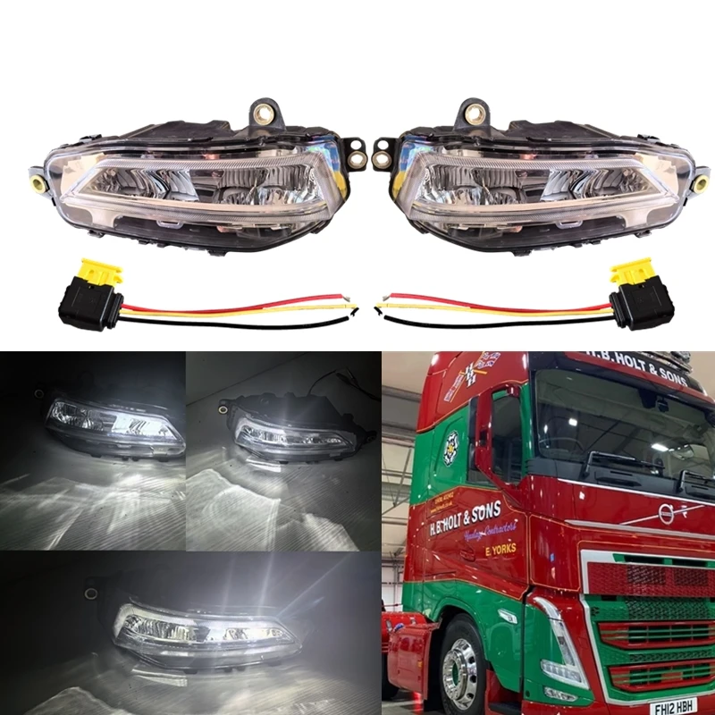 LEDフォグライト,volvo,フォグライト,fh,fm,fh5,2020 on,oem lh