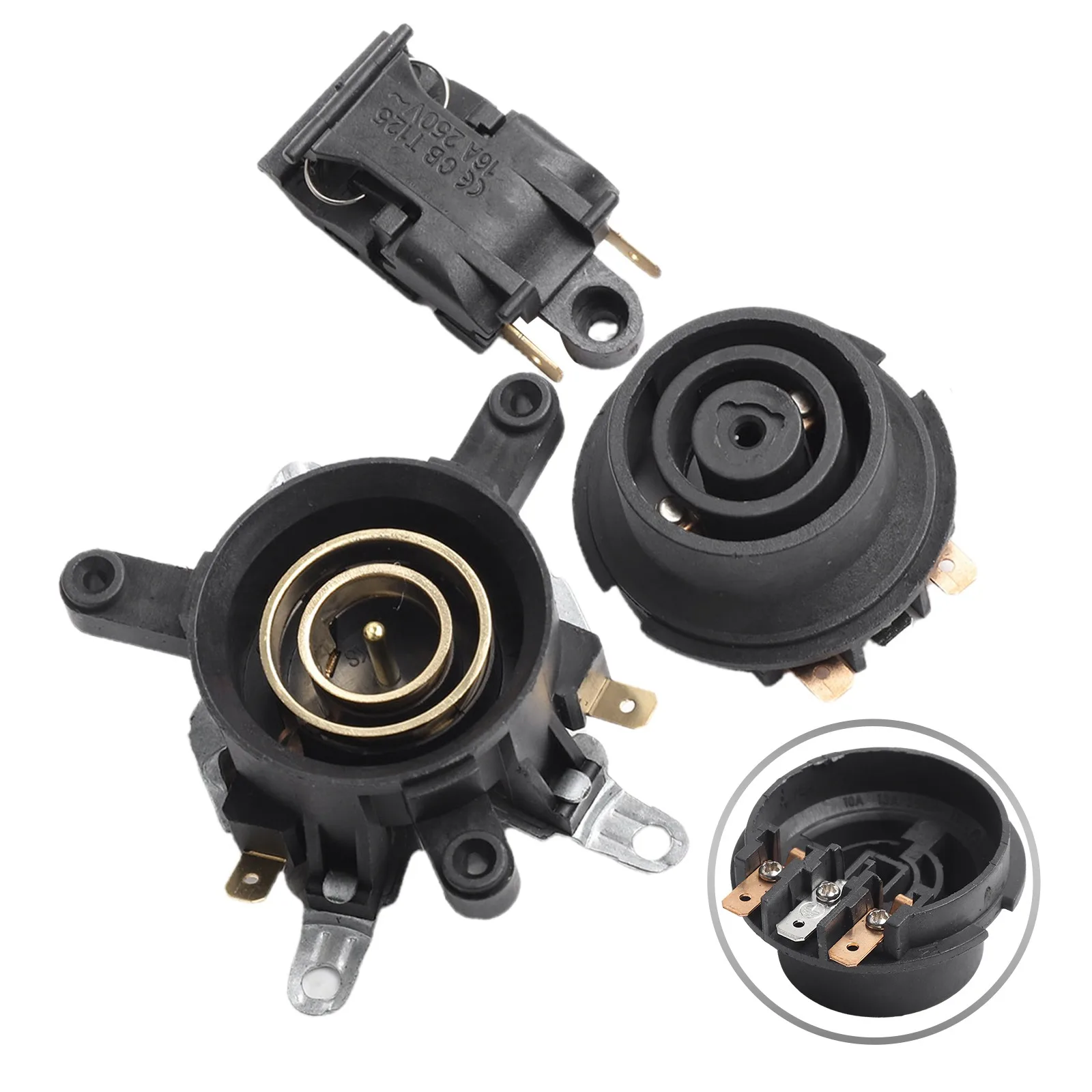 Description Picture 4 of item3PCS Electric Kettle Accessories Base Thermostat Temperature Switch Connector Thermostat Kettle Base Replacement Part