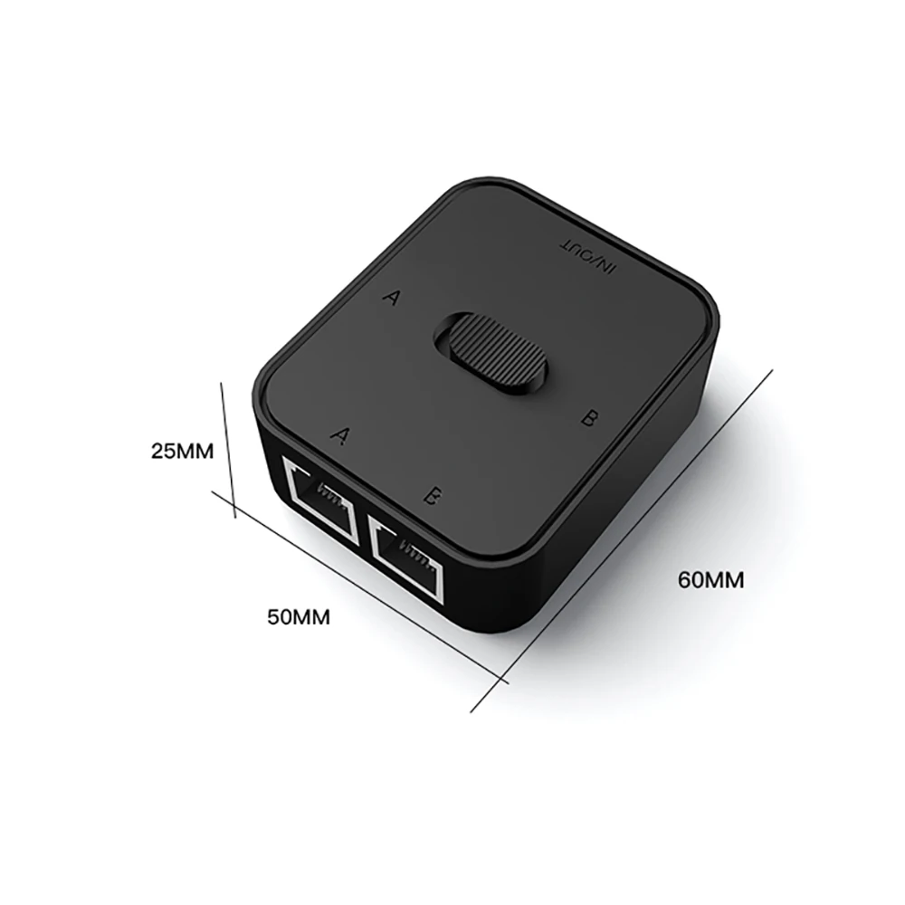 PC 노트북 TV 박스 라우터용 커넥터 커플러, 네트워크 스위치 케이블 확장기, 1000Mbps RJ45 분배기, 1-2 이더넷 어댑터