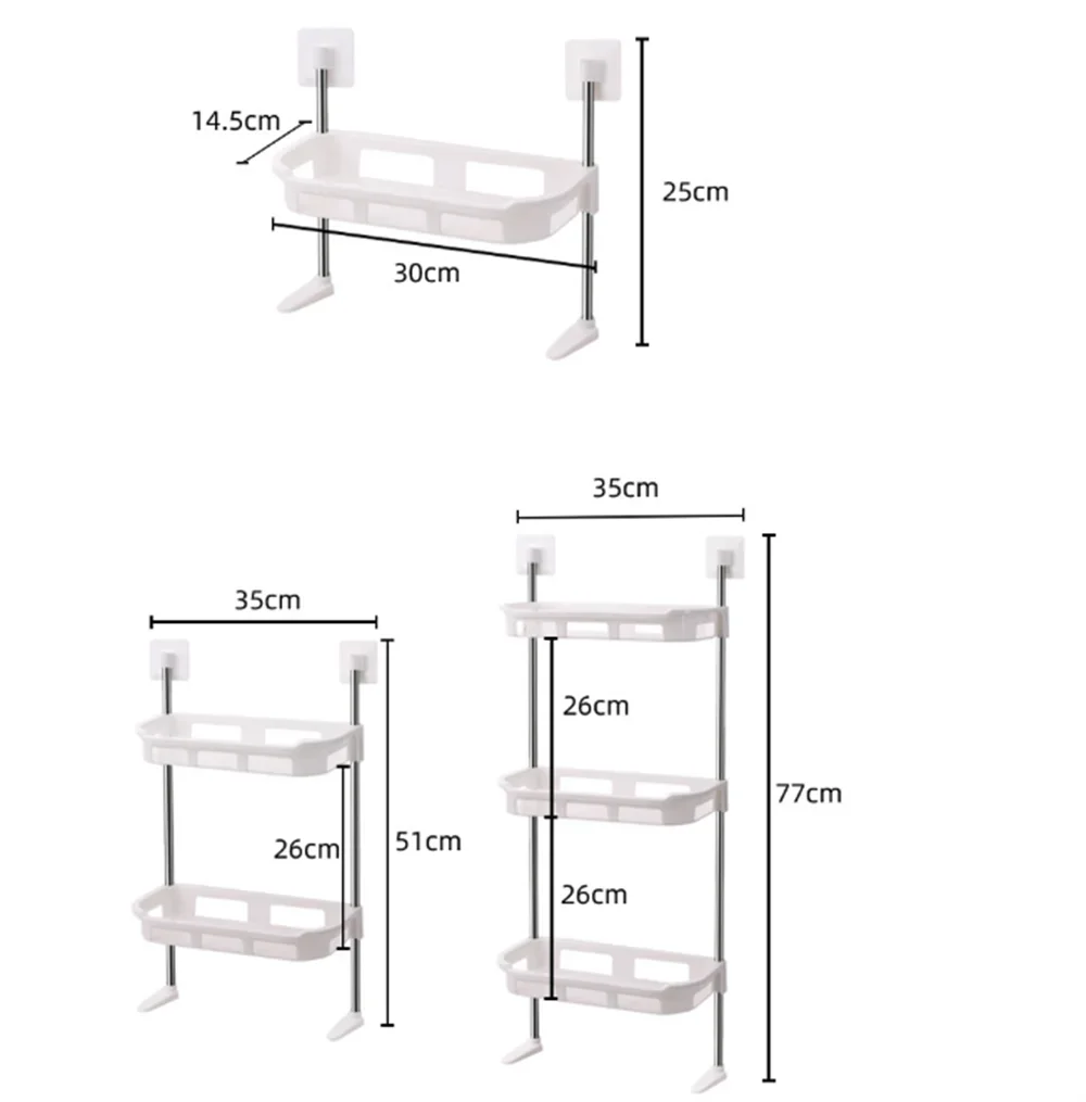 Wc Rek, Plank Boven De Wc Tank, punch-Gratis Multi-Functionele Opslag Rack Met Ondersteunende Voeten Badkamer Accessoires 6