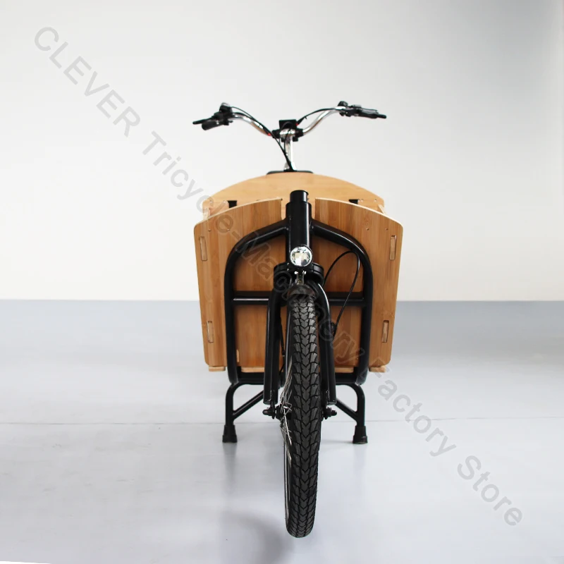 Bakfiet per bici da carico a ruote con caricamento frontale con