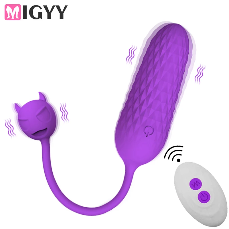 Wireless Remote Panty Vibrator G-spot And Clitoral Egg Massager_voghion.com