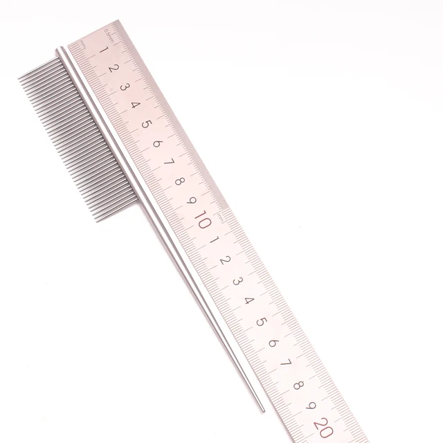 Cat Grooming Comb Pet Groomer For Dog Stainless/Copper Groomer Pets Combs Hairbrush Cat Dog Grooming Combs Dog Hair Care C7801 4