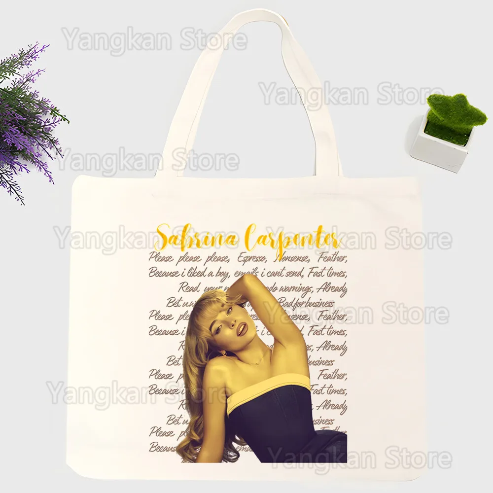 I'm Sorry for Your Loss Sabrina Carpenter Please Shoulder Bag Canvas Shopping Bags Handbags Reusable Tote Bag Best Gifts