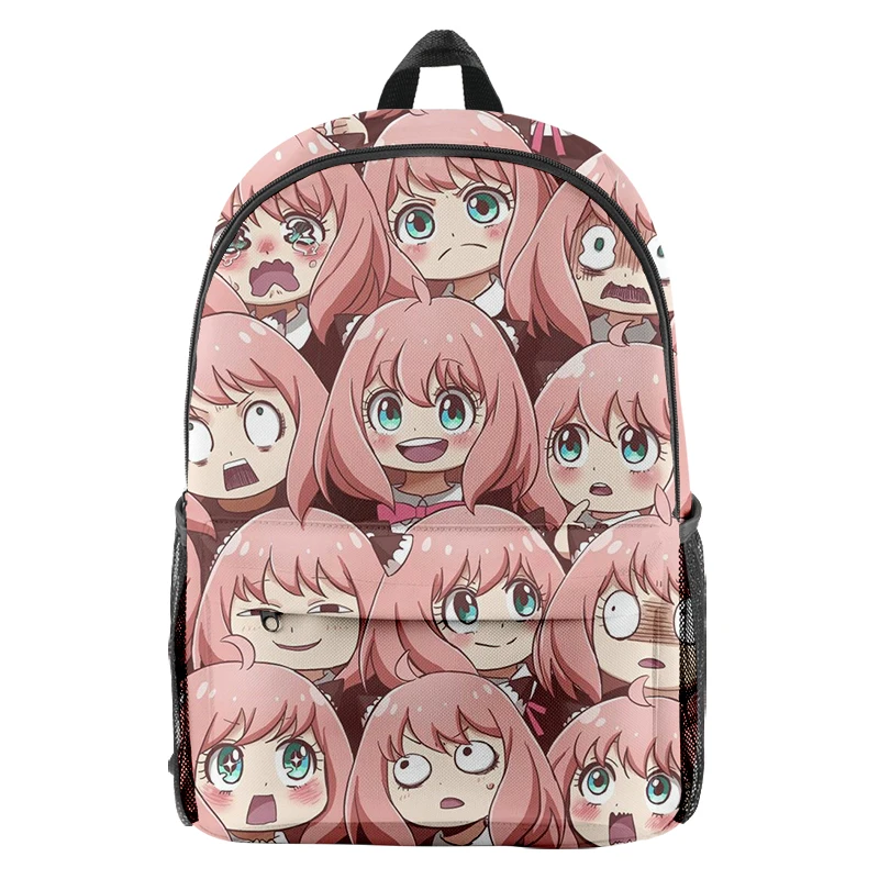 

Anya Forger Spy X Family Backpack Cosplay Anime Backpacks for Boys Girls Cartoon School Bag Children Zipper Schoolbags Mochilas