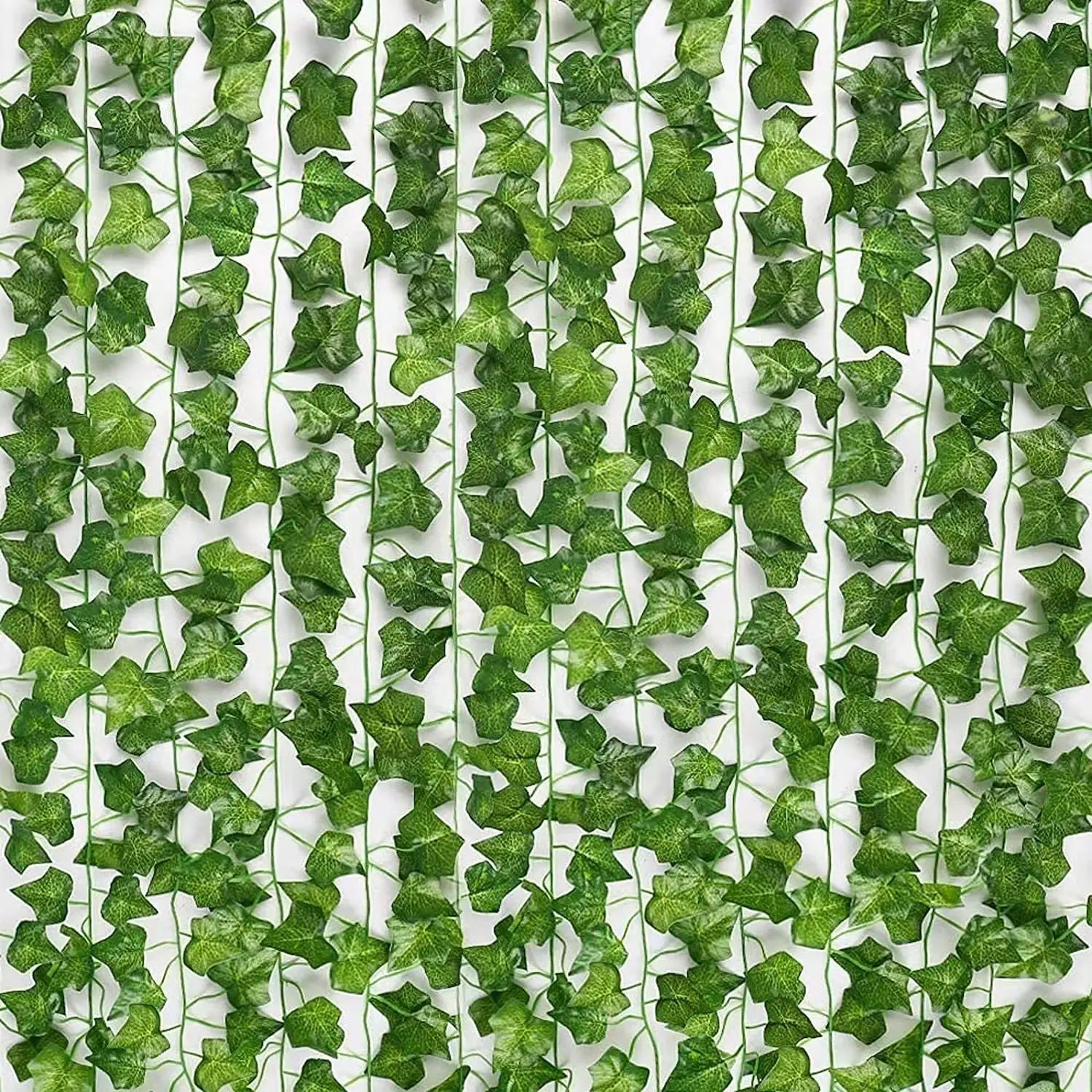2,1 m künstliche Pflanze grün Efeu blatt Girlande Seide Wandbehang Rebe Hausgarten Dekoration Hochzeits feier DIY gefälschten Kranz Blätter