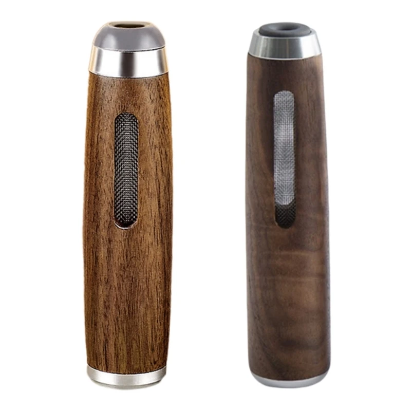 

Car Ashtray Anti Soot-flying Cigarette Cover Walnut Cigarette