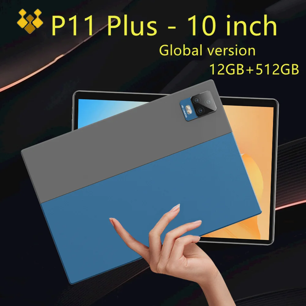 Планшетный ПК P11 Plus планшет android 10 дюймов 12 Гб ОЗУ 512 ПЗУ планшеты с сенсорным