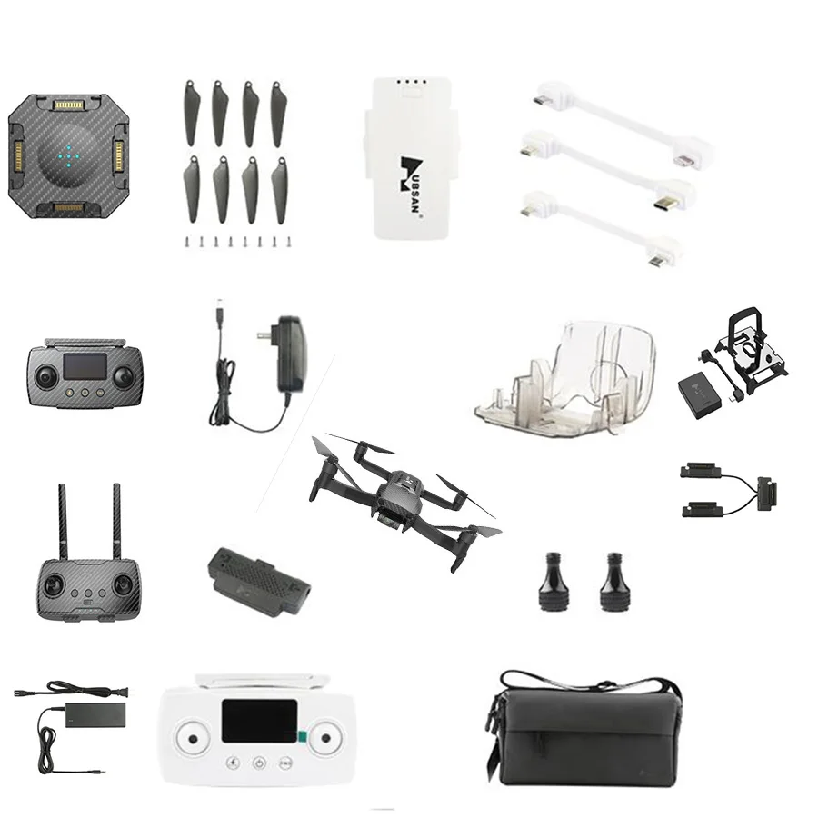 Hubsan Ace Se/Pro Raffinato Rc Drone Parts Storage Bag Leaf Remote Control Storage Bag E Cavo Di Collegamento Ptz