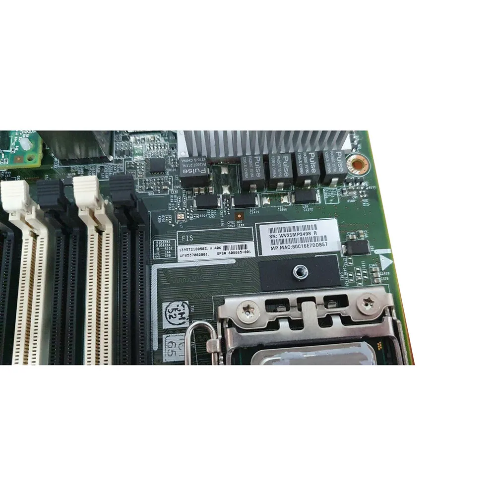 Scheda Madre Origin Workstation Per Hp Proliant Dl180 G6 Dl288 G6 X58 Bidirezionale 608865-001 507255-001