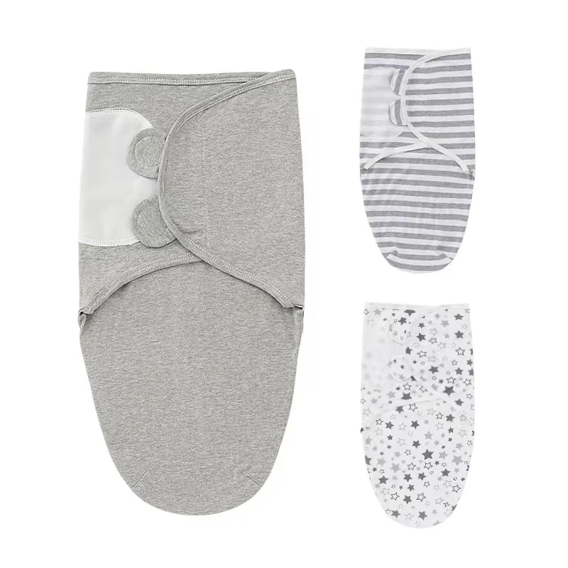 Baby Sleeping Bag For Newborn Summer Thin Soft Cotton Boys Girls Wrap Sleepwear 0-3M Adjustable Breathable Baby Swaddle Blanket