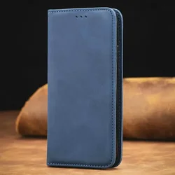 Luxury Magnetic Wallet Case - Smooth Book  with Elegant Design for Xiaomi 11T Pro (Blue)