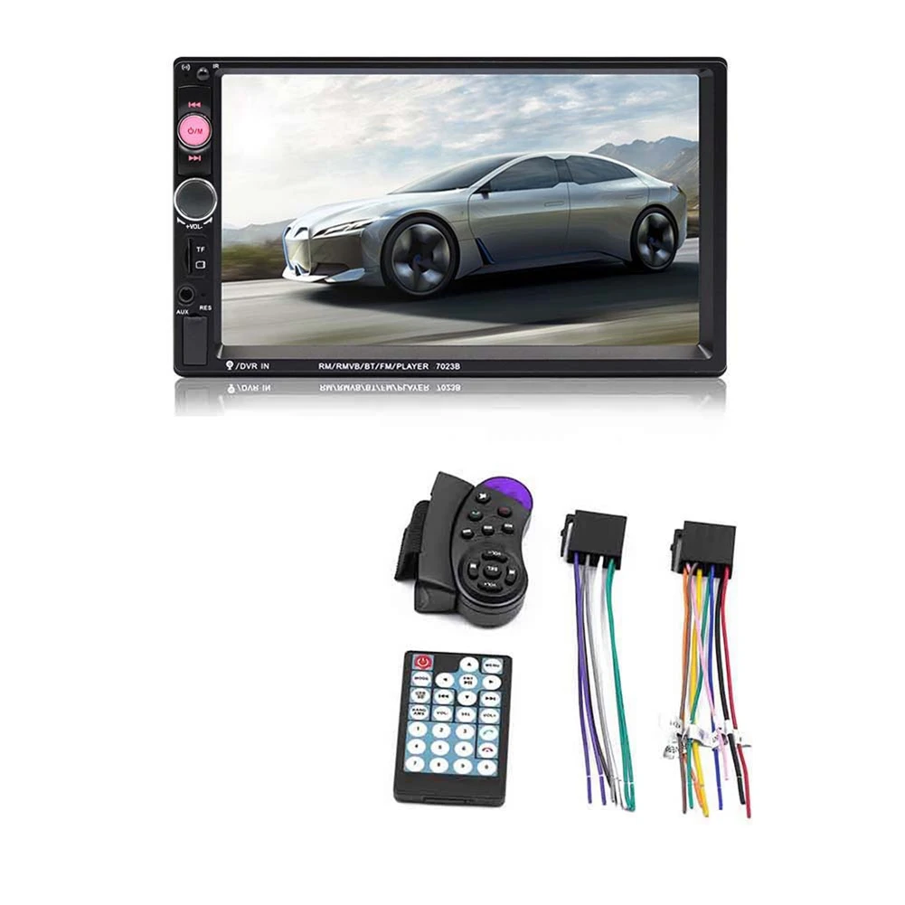 

Автомобильный проигрыватель HD Mp4, подключаемый дисплей карты, полносенсорный емкостный экран 7023, автомобильный проигрыватель 7 дюймов MP5, универсальный