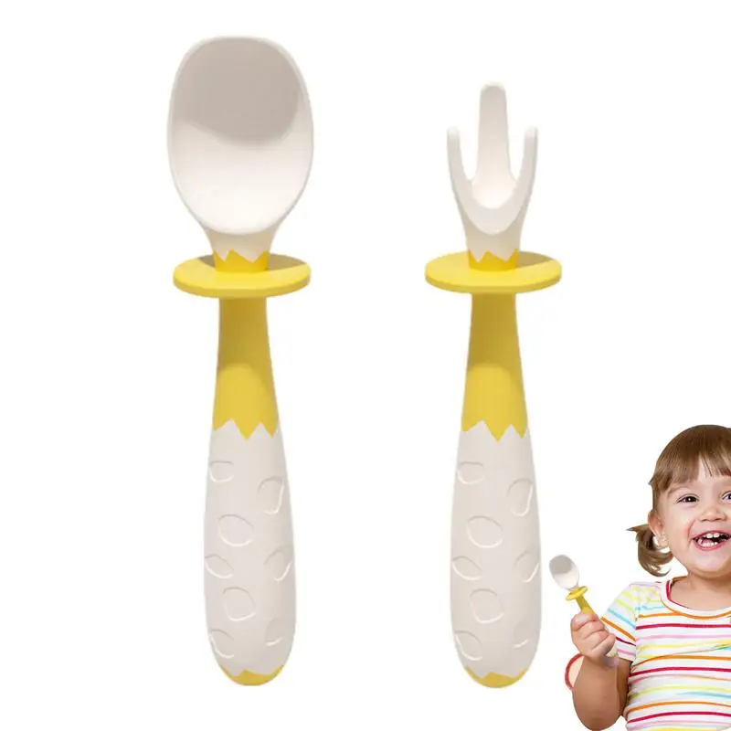 

Baby Spoons Baby Utensils Feeding Set With Spoons And Forks 360 Degree Bendable Toddler Utensils For First Stage Baby Led