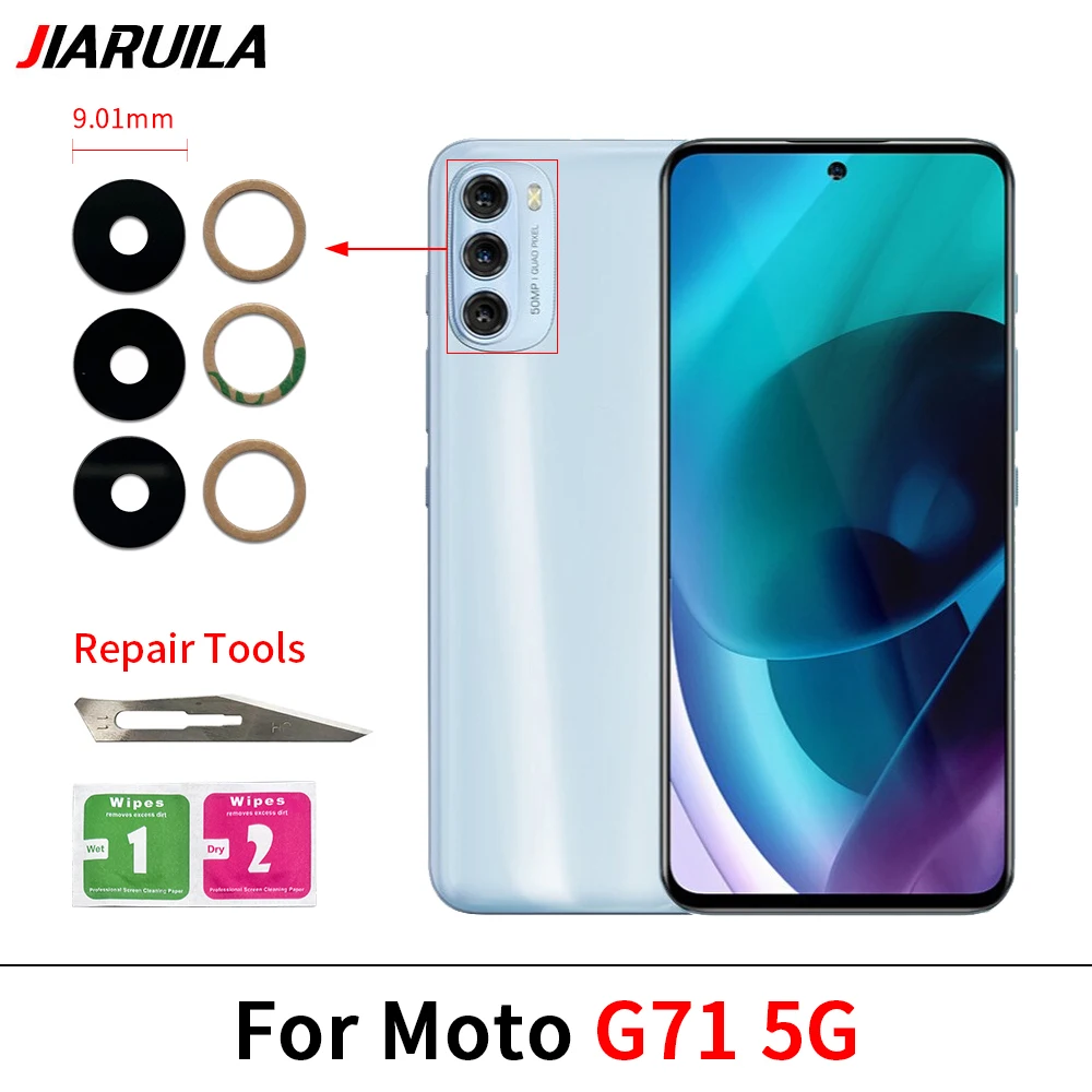 Premium Back Rear Camera Glass Lens with Adhesive for Easy Replacement and Repair